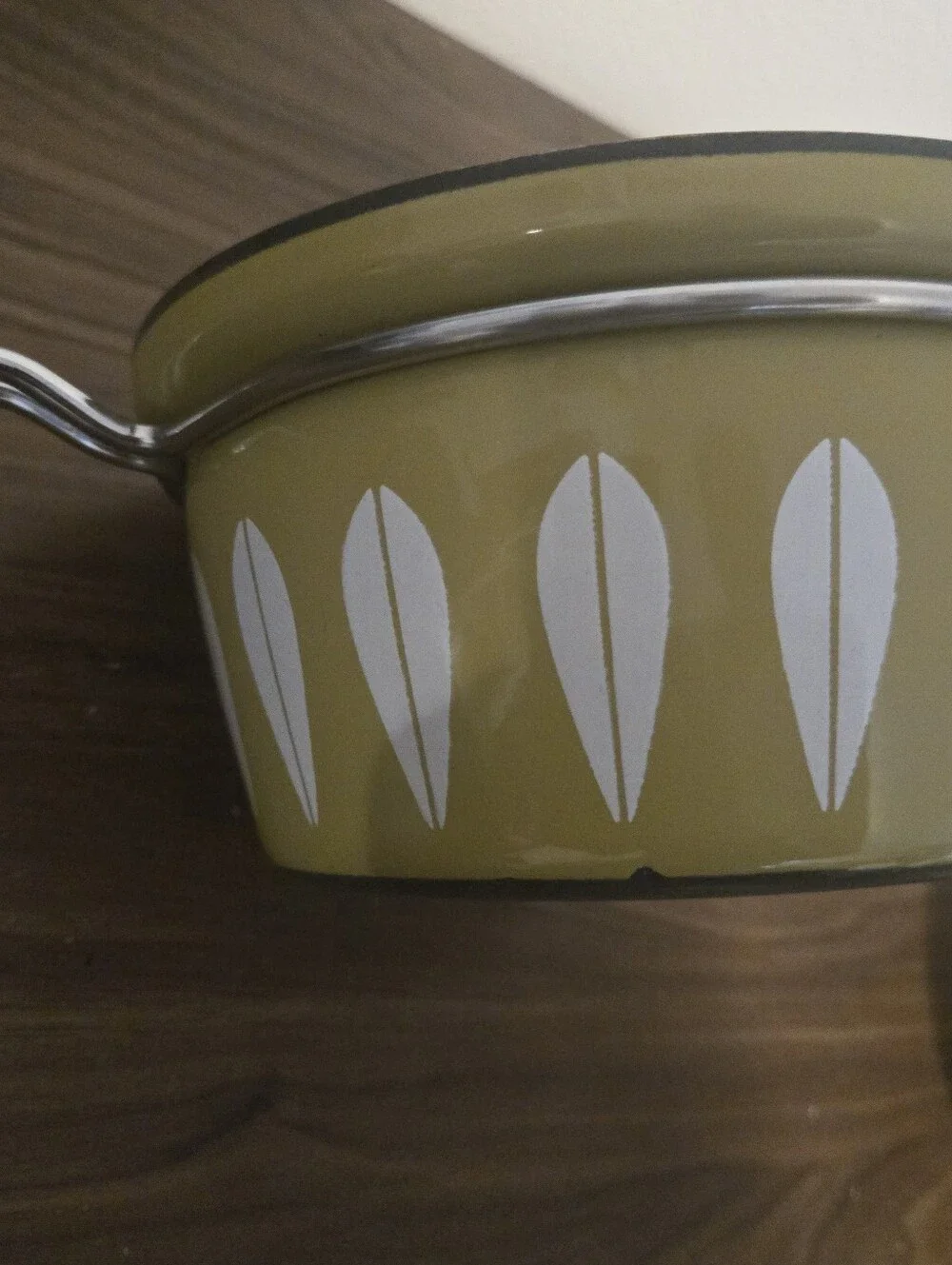 Cathrineholm Green Lotus Sauce Pan 1.5 Qt.